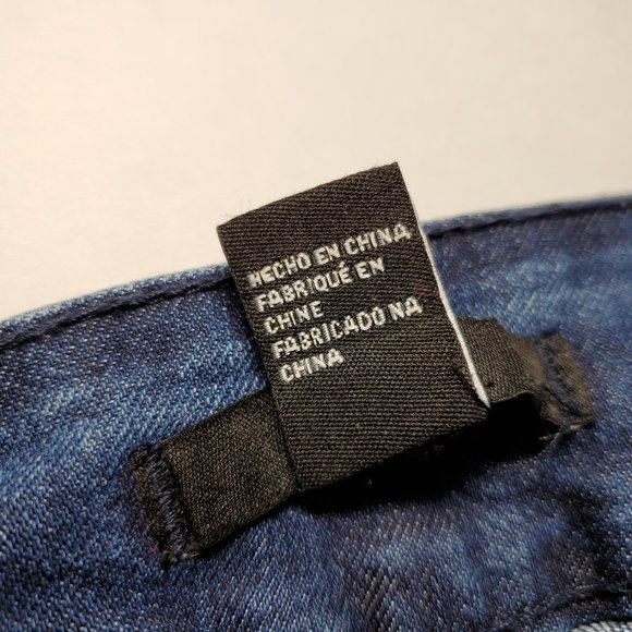 High waisted side zipper Wide Leg cropped Jeans in size 29 - Picture 8 of 9